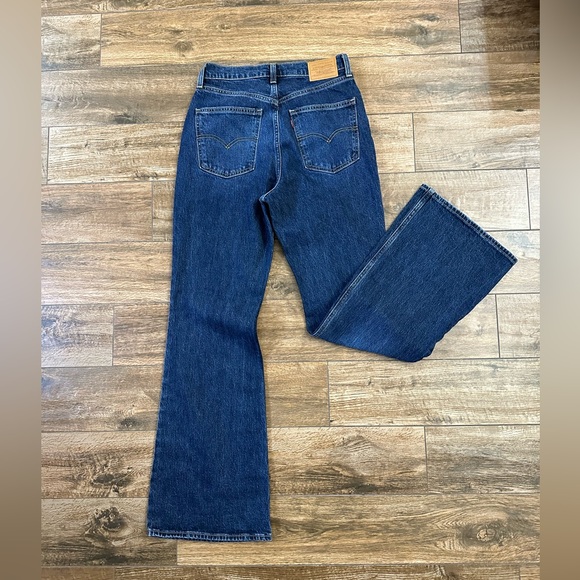 Levi’s 70s High Flare Jeans 28x32, 70s retro Levi’s Flare Jeans - Picture 4 of 16
